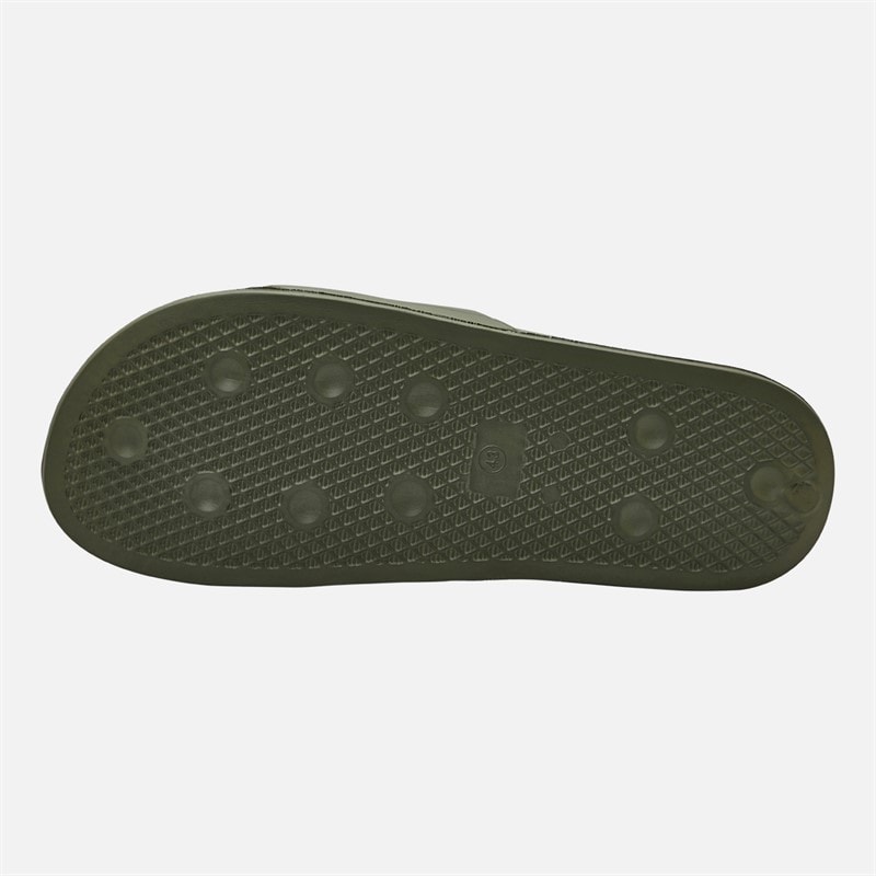 Lyle And Scott Vintage Mens Brody Sliders Military - Image 3