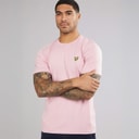 Lyle And Scott Vintage Mens Plain T-Shirt Pink Light