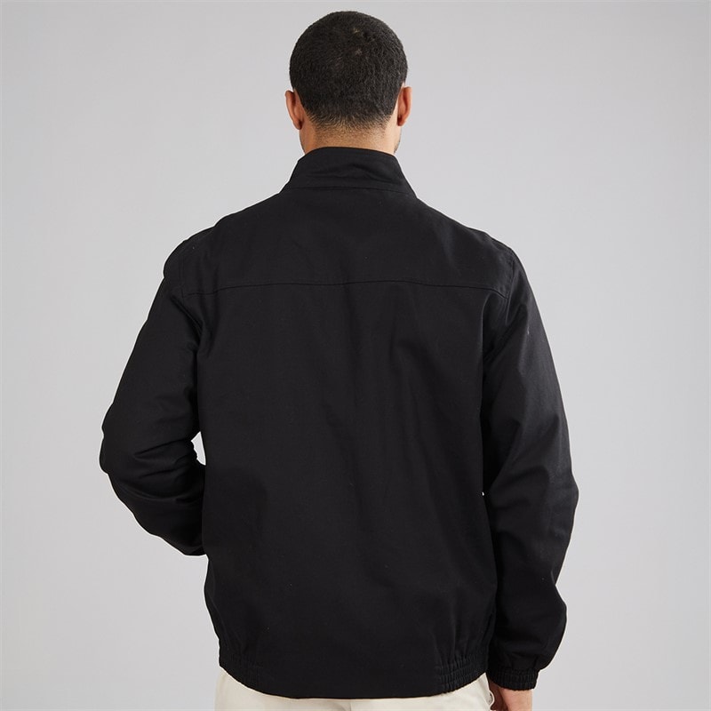 Lyle And Scott Vintage Mens Harrington Jacket Jet Black - Image 2