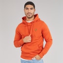 Lyle And Scott Vintage Mens Pullover Hoodie Tuscan Red