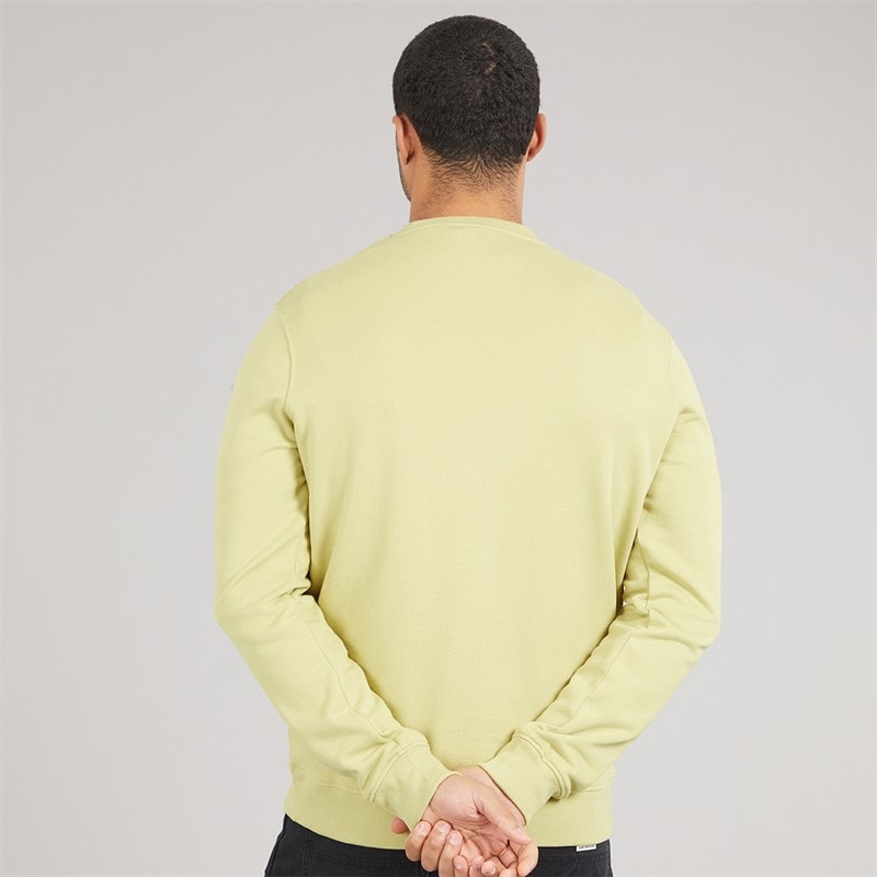 Lyle And Scott Vintage Mens Crew Neck Sweatshirt Pale Willow - Image 2