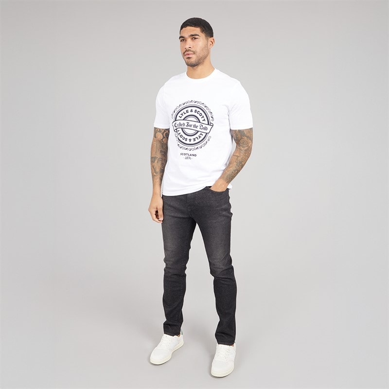 Lyle And Scott Vintage Mens Slim Fit Jeans Jet Black - Image 4