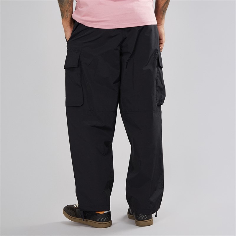 Lyle And Scott Vintage Mens Bellowed Pocket Cargo Pants Jet Black - Image 2