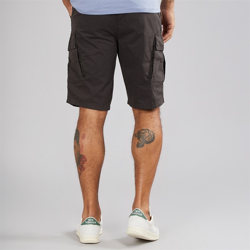 Lyle And Scott Vintage Mens Cargo Shorts Gunmetal - Image 2