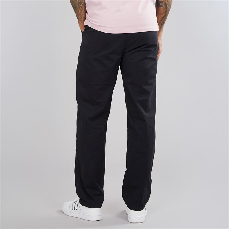 Lyle And Scott Vintage Mens Drawstring Tapered Chinos Jet Black - Image 2
