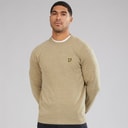 Lyle And Scott Vintage Mens Crew Neck Jumper Sage Uniform Marl