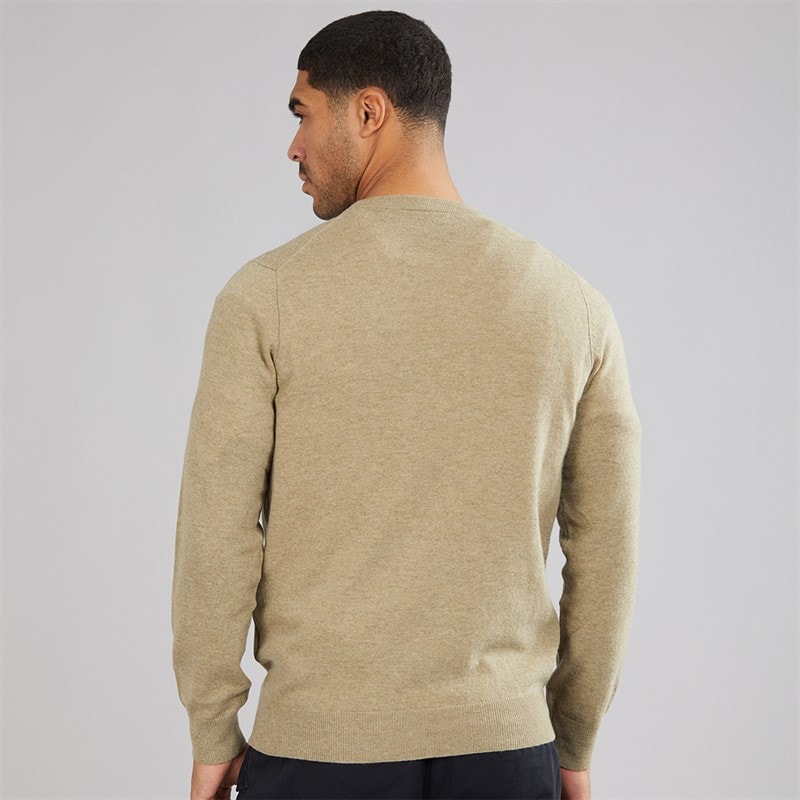 Lyle And Scott Vintage Mens Crew Neck Jumper Sage Uniform Marl - Image 2