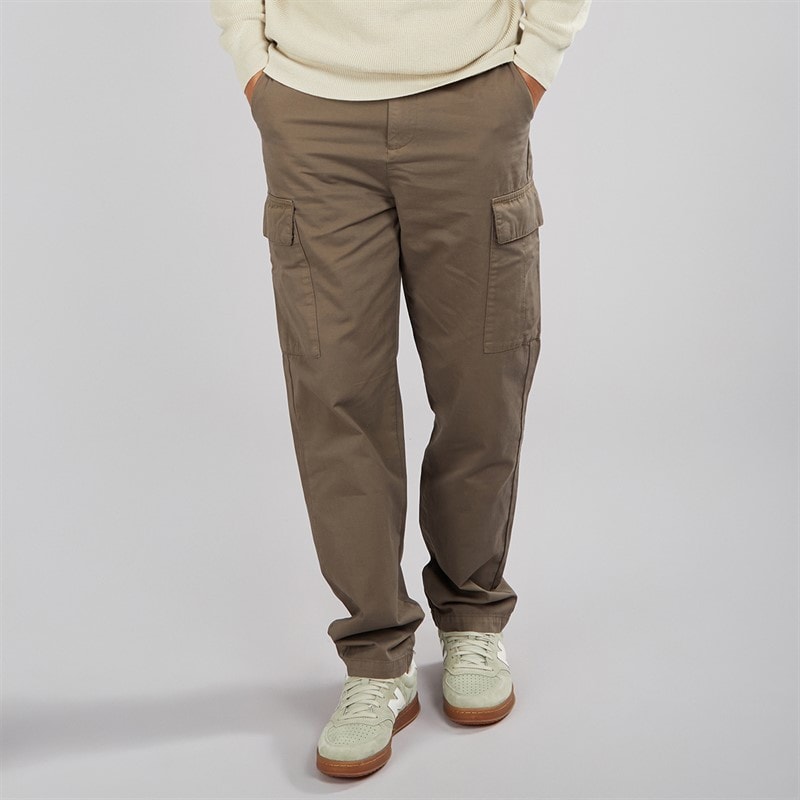 Lyle And Scott Vintage Mens Cargo Pants Khaki Ash