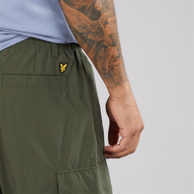 Lyle And Scott Vintage Mens Bellowed Pocket Cargo Pants Deep Depths - Image 3