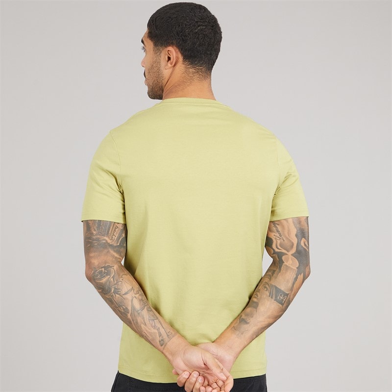 Lyle And Scott Vintage Mens Plain T-Shirt Pale Willow - Image 2