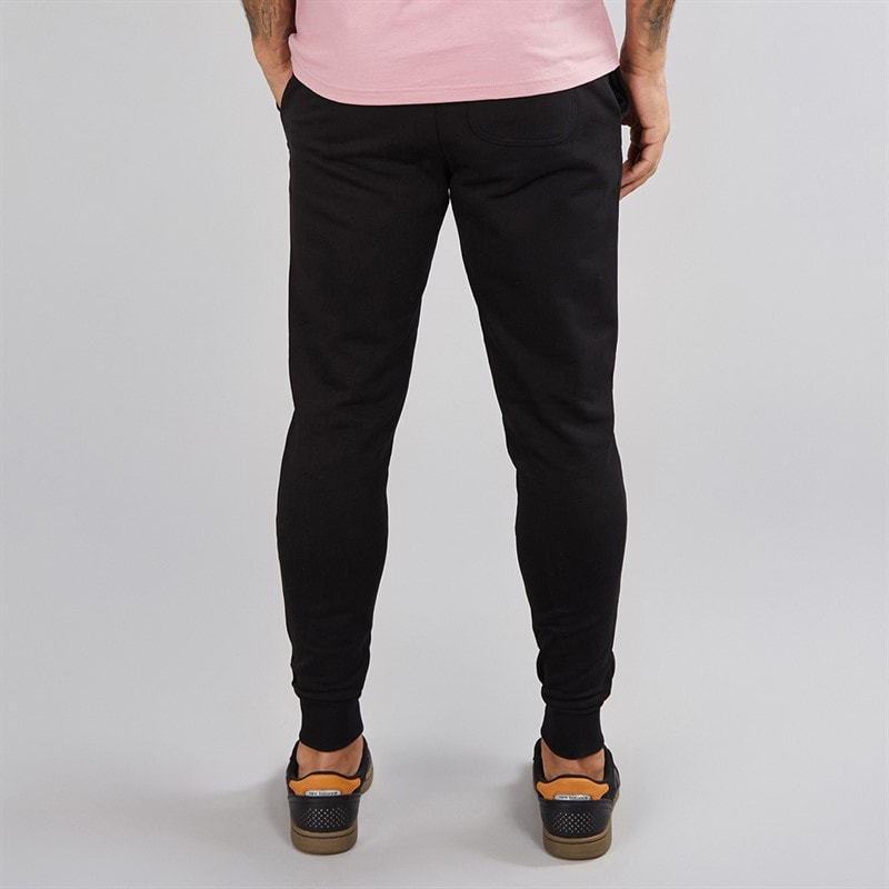 Lyle And Scott Vintage Mens Skinny Joggers Jet Black - Image 2