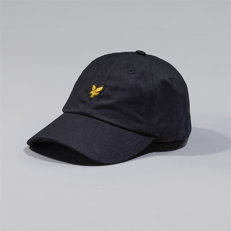 Lyle And Scott Vintage Mens Baseball Cap Jet Black - Image 1
