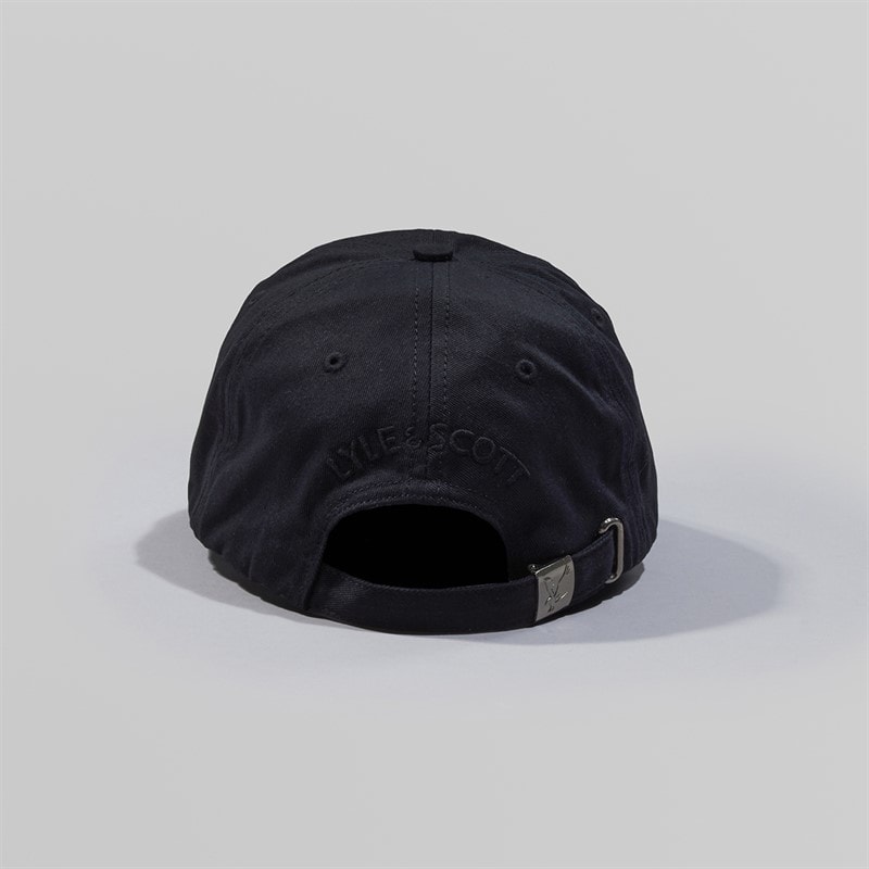 Lyle And Scott Vintage Mens Baseball Cap Jet Black - Image 2