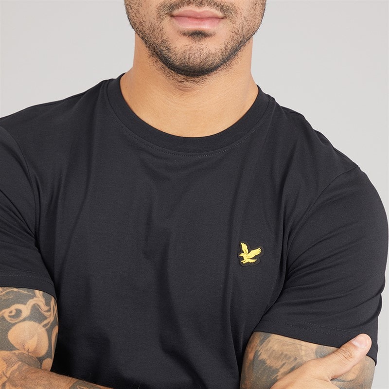 Lyle And Scott Vintage Mens Core T-Shirt Jet Black - Image 3
