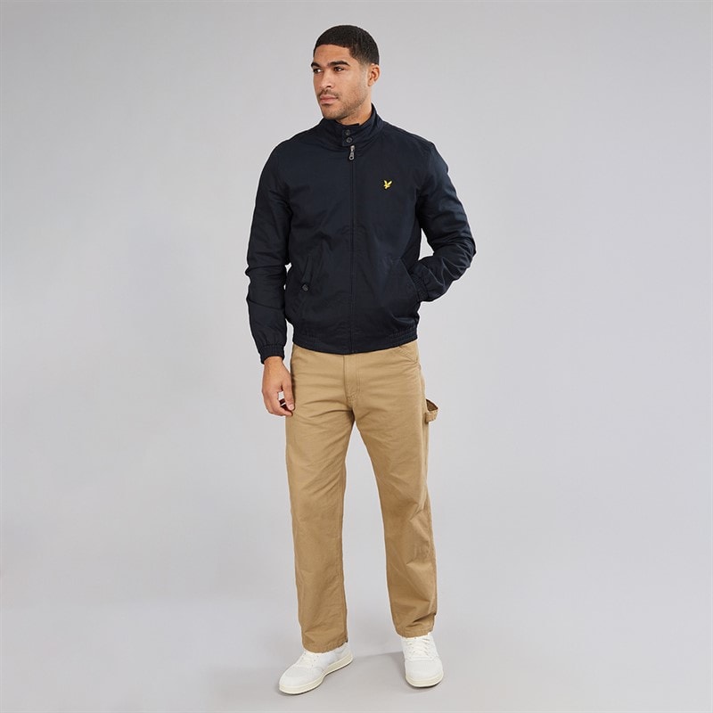 Lyle And Scott Vintage Mens Harrington Jacket Dark Navy - Image 4
