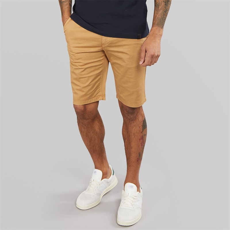Lyle And Scott Vintage Mens Anfield Chino Shorts Beige - Image 1