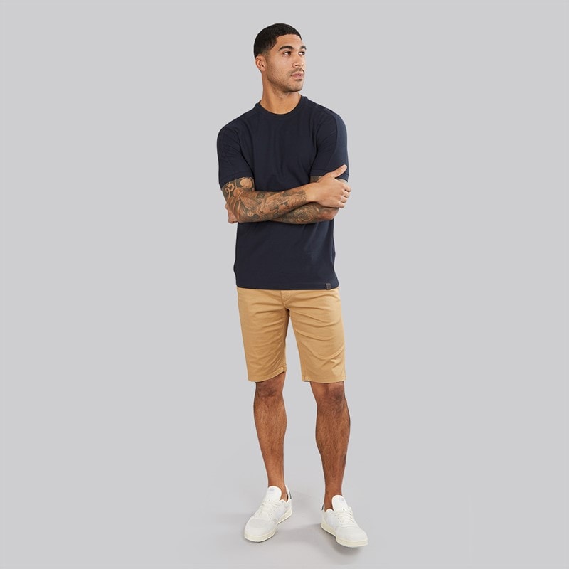Lyle And Scott Vintage Mens Anfield Chino Shorts Beige - Image 4