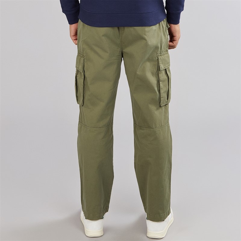 Lyle And Scott Vintage Mens Articulated Cargo Pants Fatigue Olive - Image 2