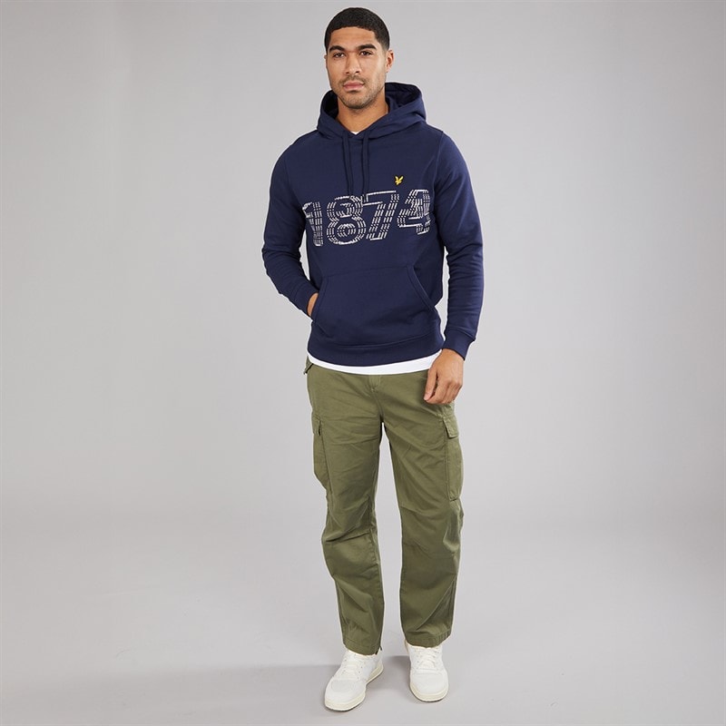 Lyle And Scott Vintage Mens Articulated Cargo Pants Fatigue Olive - Image 4
