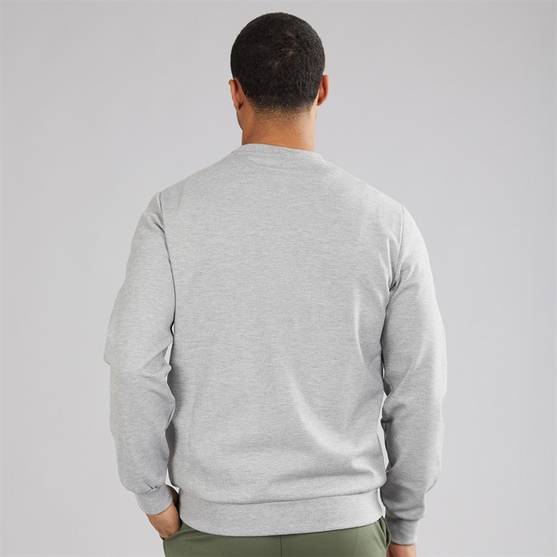 Lyle And Scott Vintage Mens Crew Neck Sweatshirt Mid Grey Marl - Image 2