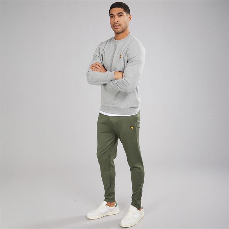Lyle And Scott Vintage Mens Crew Neck Sweatshirt Mid Grey Marl - Image 4