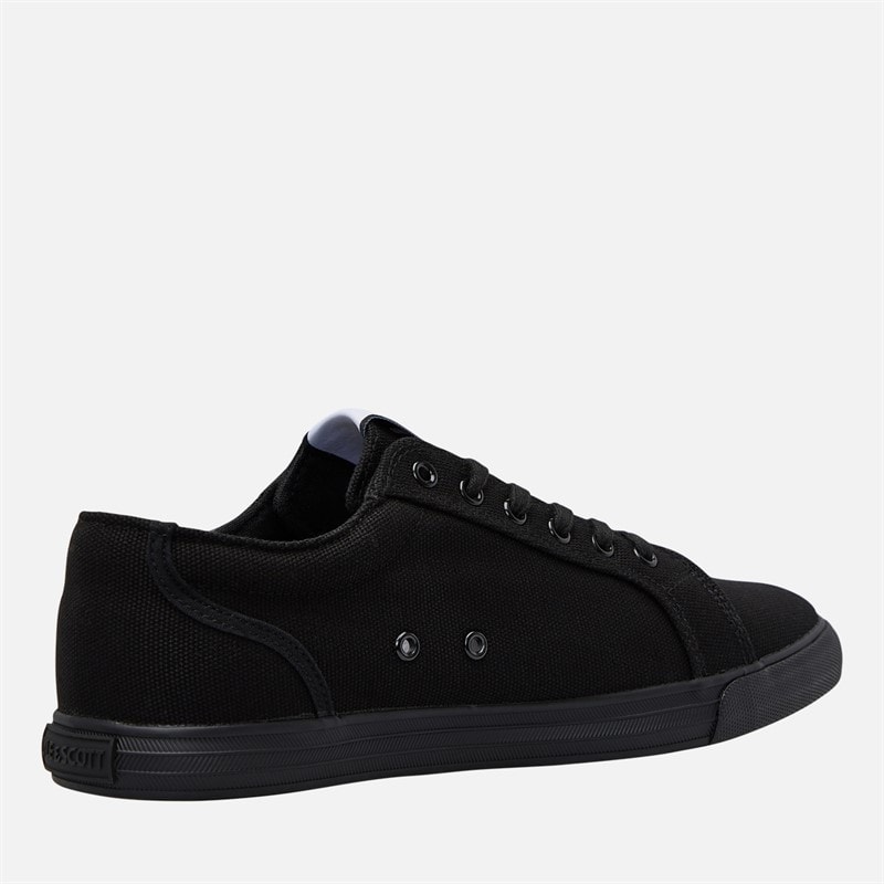 Lyle And Scott Vintage Mens Halket Trainers Black Mono - Image 5