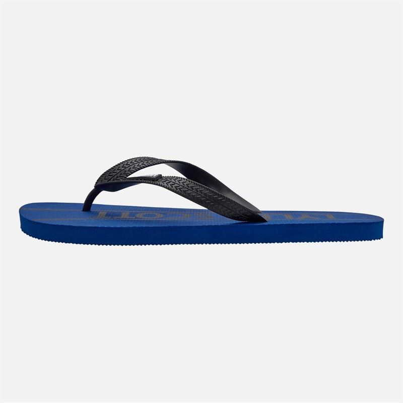 Lyle And Scott Vintage Mens Sand Flip Flops Royal Blue Blue/Black - Image 2