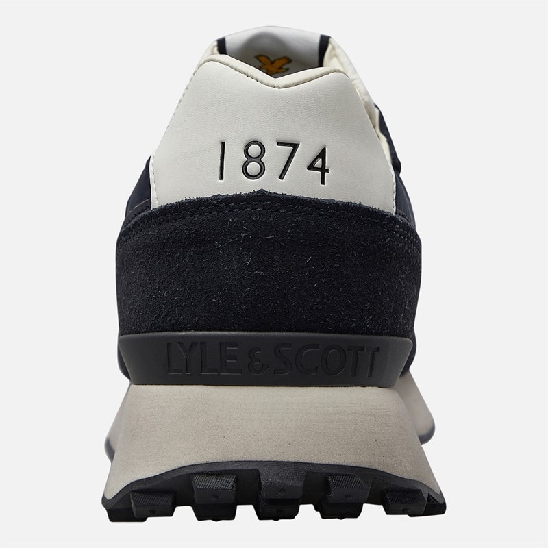 Lyle And Scott Vintage Mens Noah Trainers Blue - Image 3