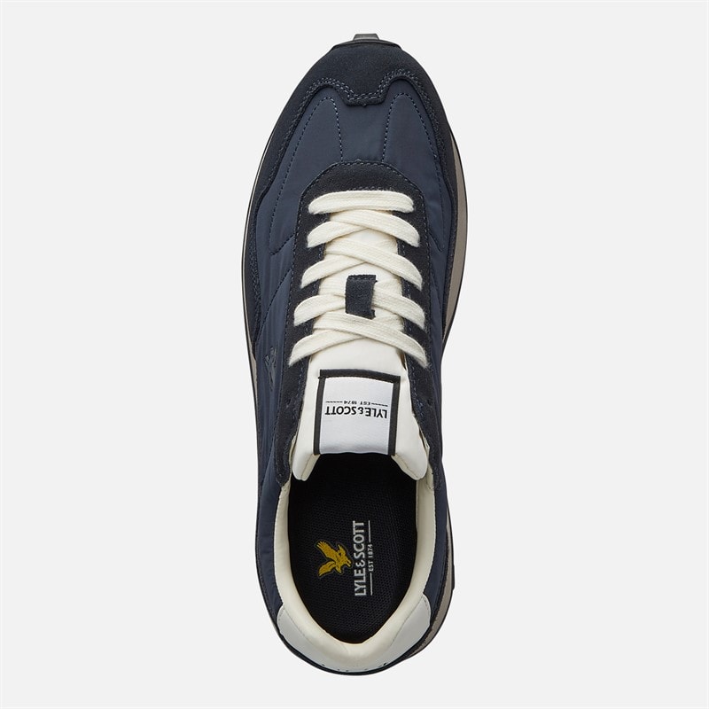 Lyle And Scott Vintage Mens Noah Trainers Blue - Image 4