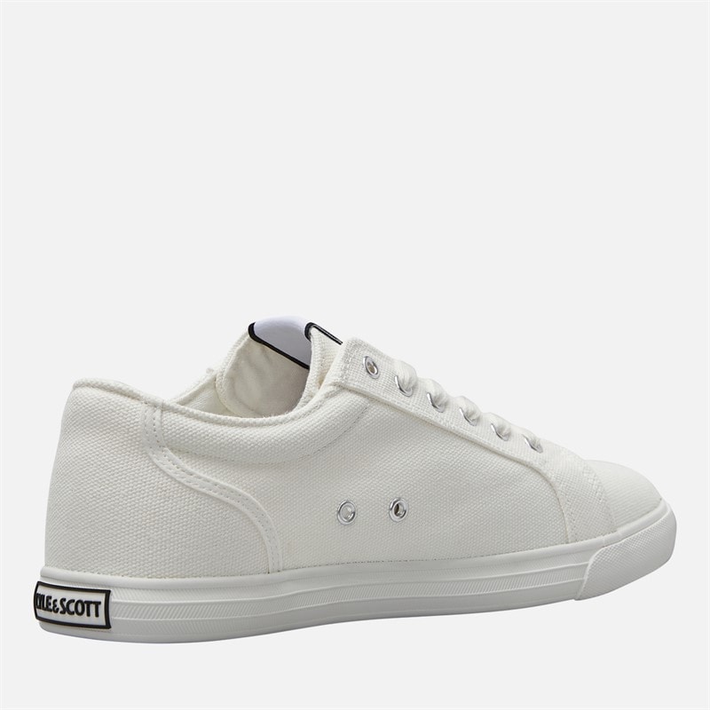 Lyle And Scott Vintage Mens Halket Trainers White - Image 5