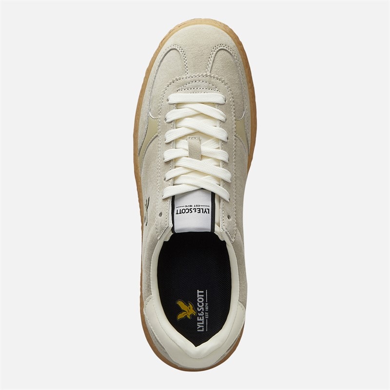 Lyle And Scott Vintage Mens Duncan Trainers Frost - Image 4