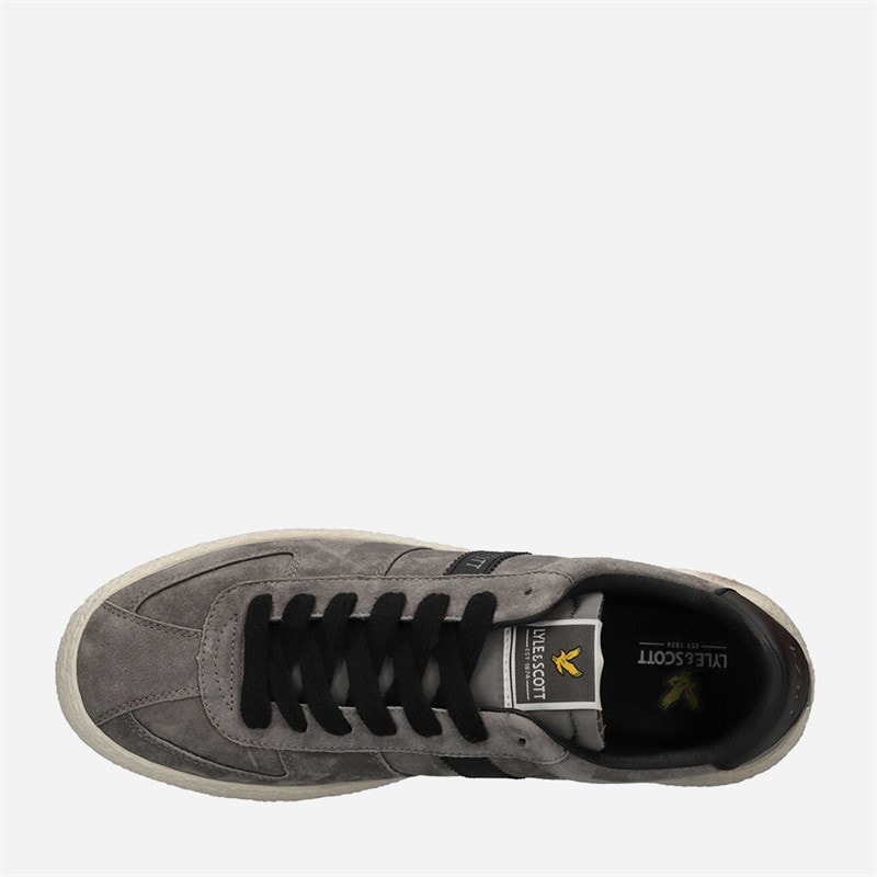 Lyle And Scott Vintage Mens Keith Trainers Shark - Image 4