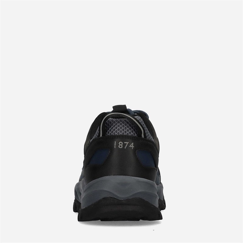 Lyle And Scott Vintage Mens Mintlaw Trainers Blue - Image 3
