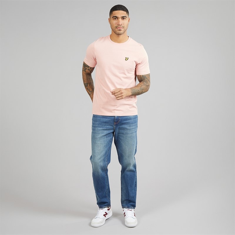Lyle And Scott Vintage Mens Tapered Jeans Stone Wash Blue - Image 4