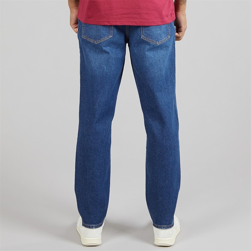 Lyle And Scott Vintage Mens Tapered Jeans Indigo - Image 2