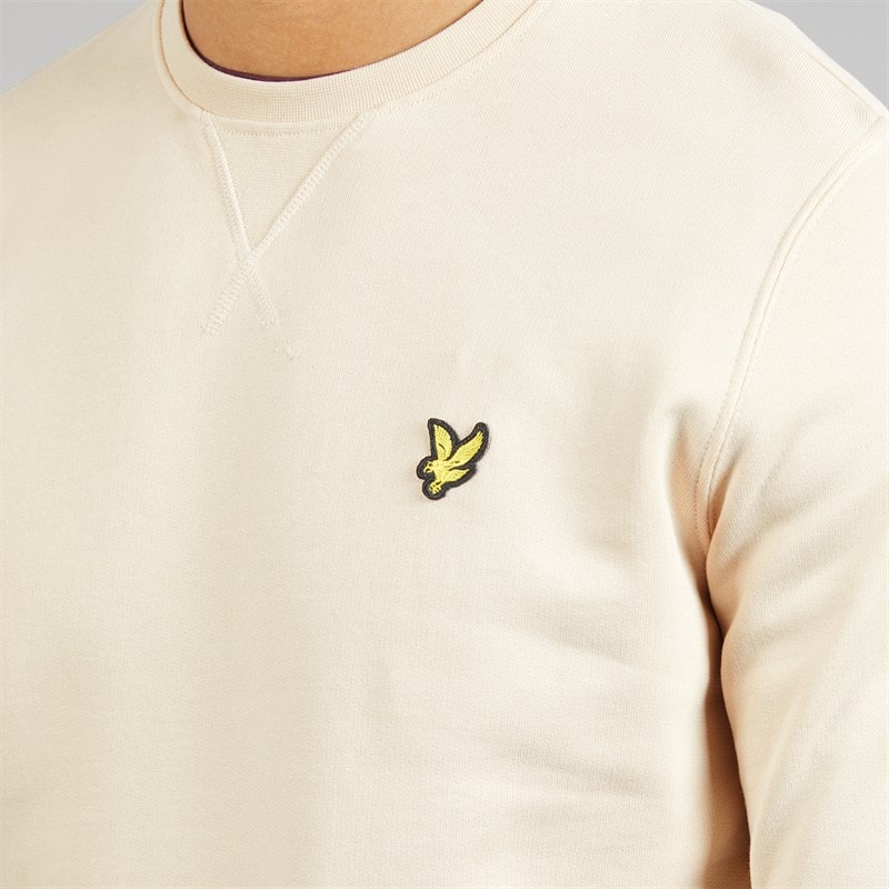 Lyle And Scott Vintage Mens Crew Neck Sweatshirt Pink Tint - Image 3
