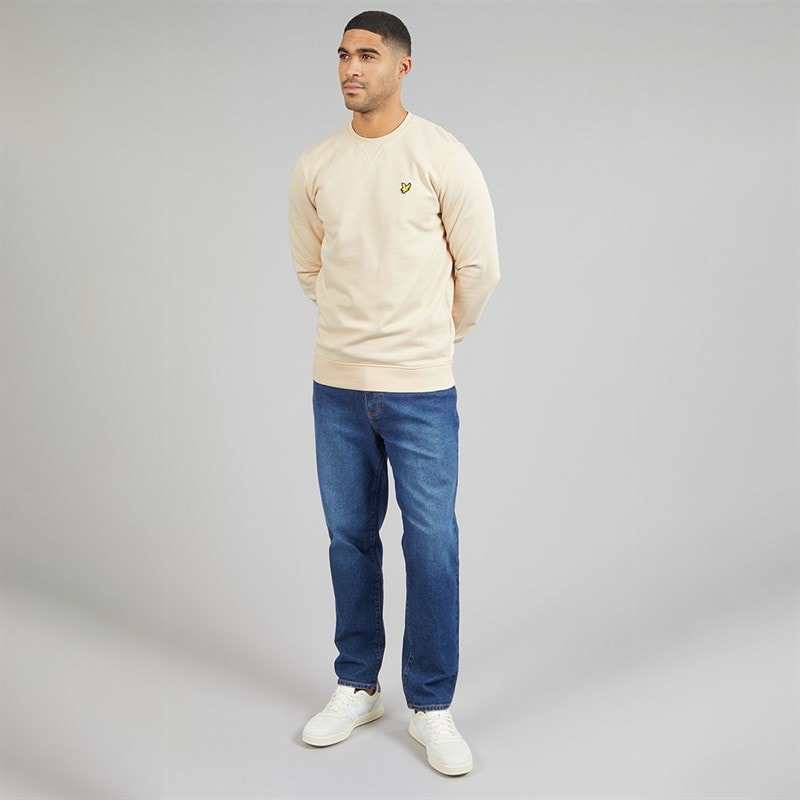 Lyle And Scott Vintage Mens Crew Neck Sweatshirt Pink Tint - Image 4