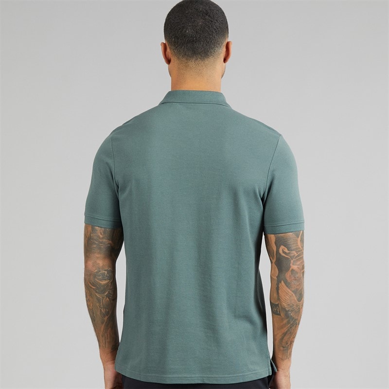 Lyle And Scott Vintage Mens Polo Shirt Green Mercurial - Image 2