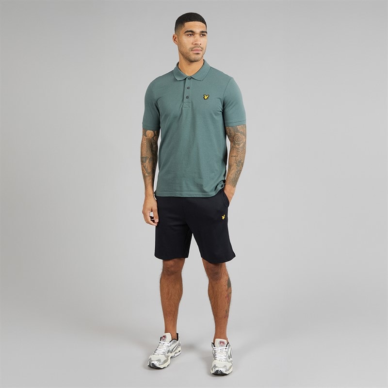 Lyle And Scott Vintage Mens Polo Shirt Green Mercurial - Image 4