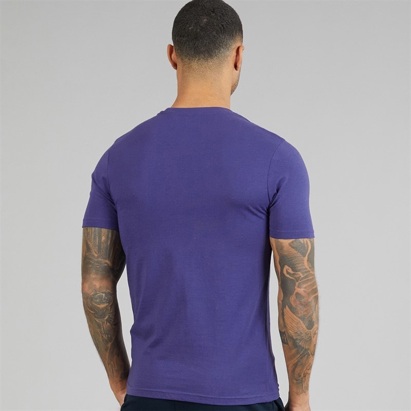 Lyle And Scott Vintage Mens T-Shirt Deep Indigo - Image 2