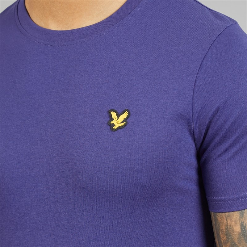 Lyle And Scott Vintage Mens T-Shirt Deep Indigo - Image 3