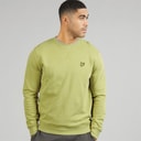 Lyle And Scott Vintage Mens Crew Neck Sweatshirt Pale Willow