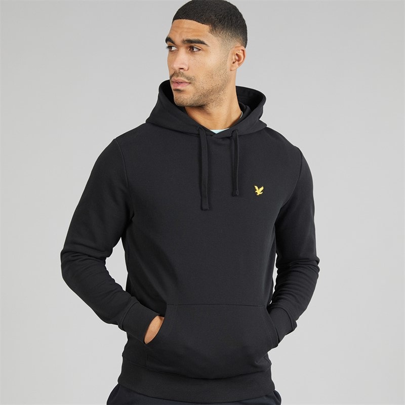 Lyle And Scott Vintage Mens Hoodie True Black - Image 1