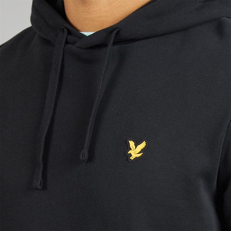 Lyle And Scott Vintage Mens Hoodie True Black - Image 3