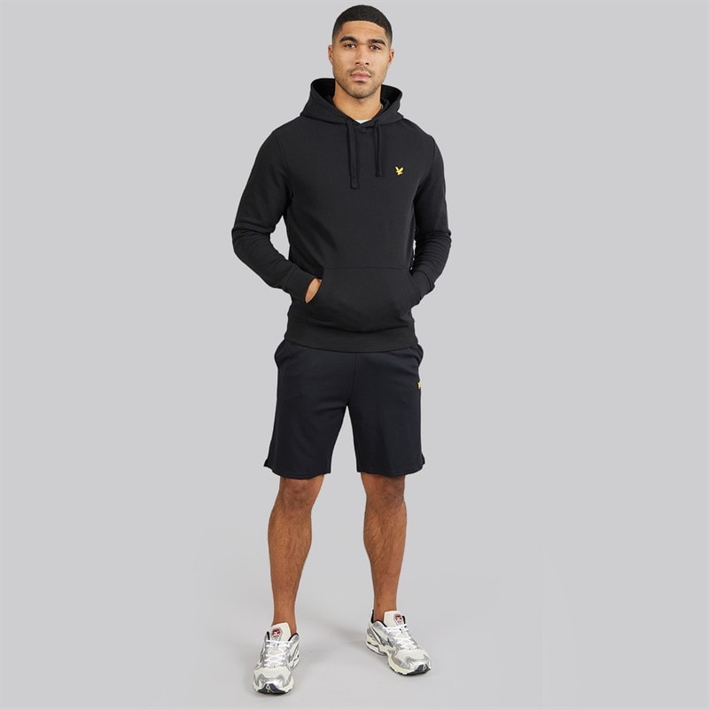 Lyle And Scott Vintage Mens Hoodie True Black - Image 4