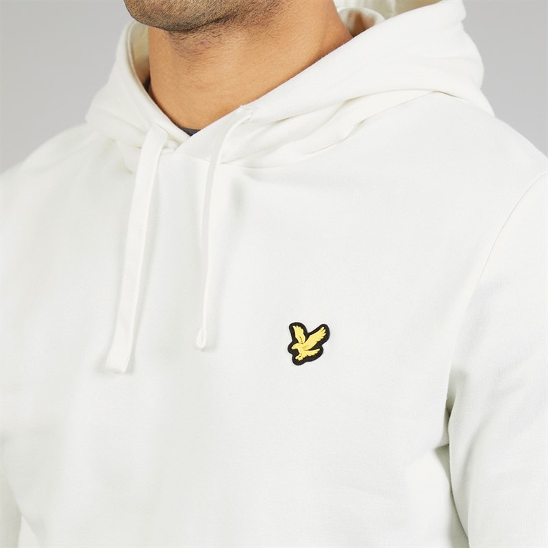 Lyle And Scott Vintage Mens Hoodie Chalk - Image 3