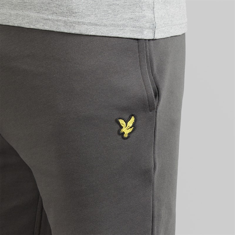 Lyle And Scott Vintage Mens Sweat Shorts Gunmetal - Image 3