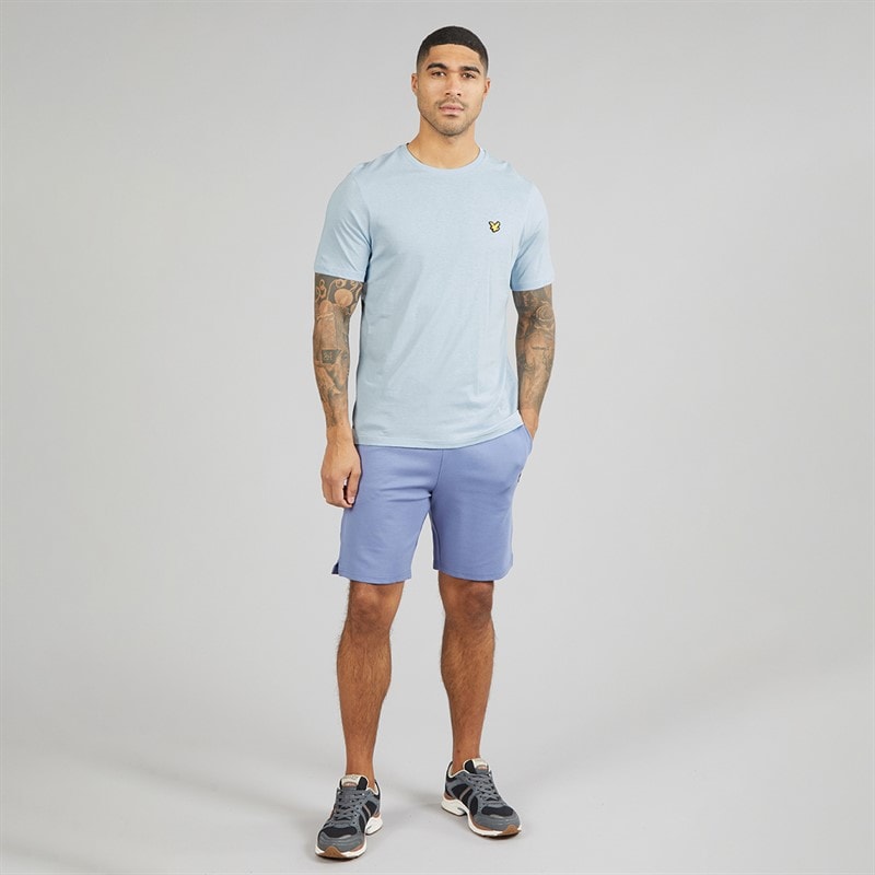 Lyle And Scott Vintage Mens T-Shirt Blue Lagoon - Image 3