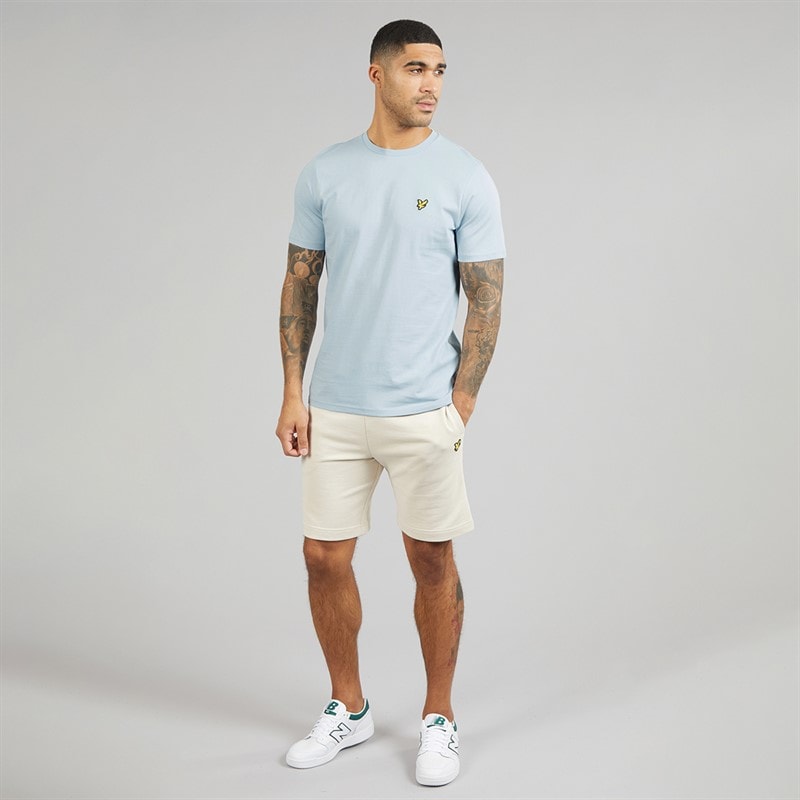 Lyle And Scott Vintage Mens Plain T-Shirt Opal Blue - Image 4