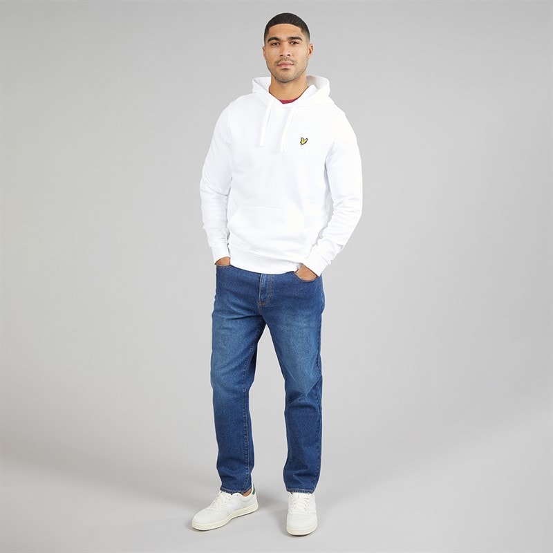Lyle And Scott Vintage Mens Hoodie White - Image 3